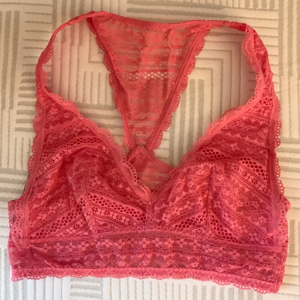 Victoria’s Secret hot pink bralette